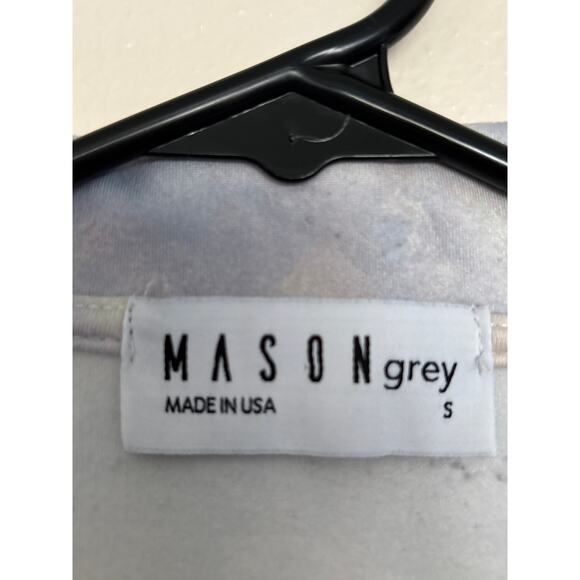 Mason Grey Riley Pajama Set in Pearl Sky - Picture 4 of 5